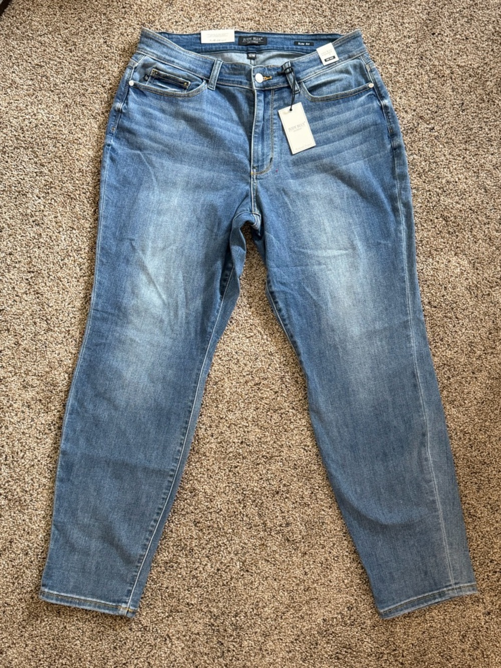 Judy Blue Medium Light Blue Slim Fit Jeans